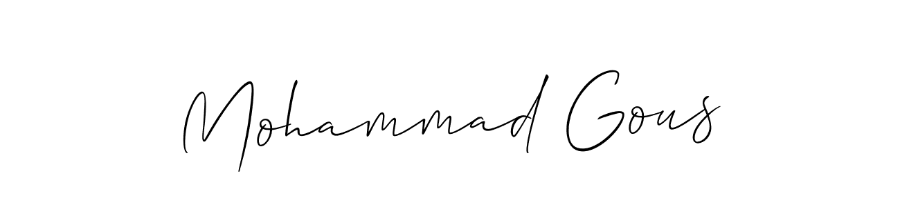 Best and Professional Signature Style for Mohammad Gous. Allison_Script Best Signature Style Collection. Mohammad Gous signature style 2 images and pictures png