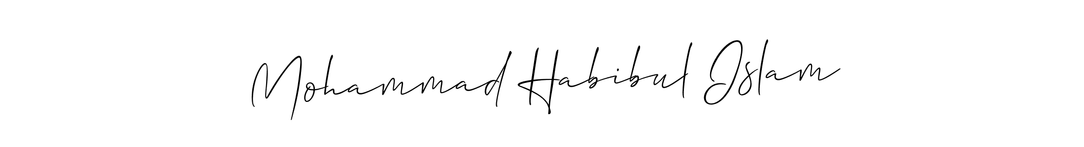 Make a beautiful signature design for name Mohammad Habibul Islam. Use this online signature maker to create a handwritten signature for free. Mohammad Habibul Islam signature style 2 images and pictures png