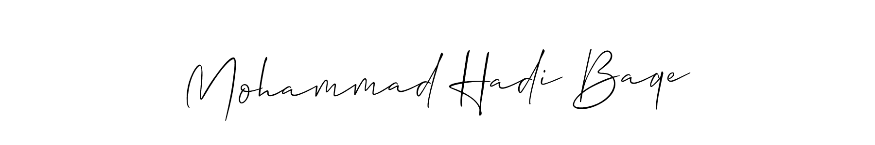 See photos of Mohammad Hadi Baqe official signature by Spectra . Check more albums & portfolios. Read reviews & check more about Allison_Script font. Mohammad Hadi Baqe signature style 2 images and pictures png