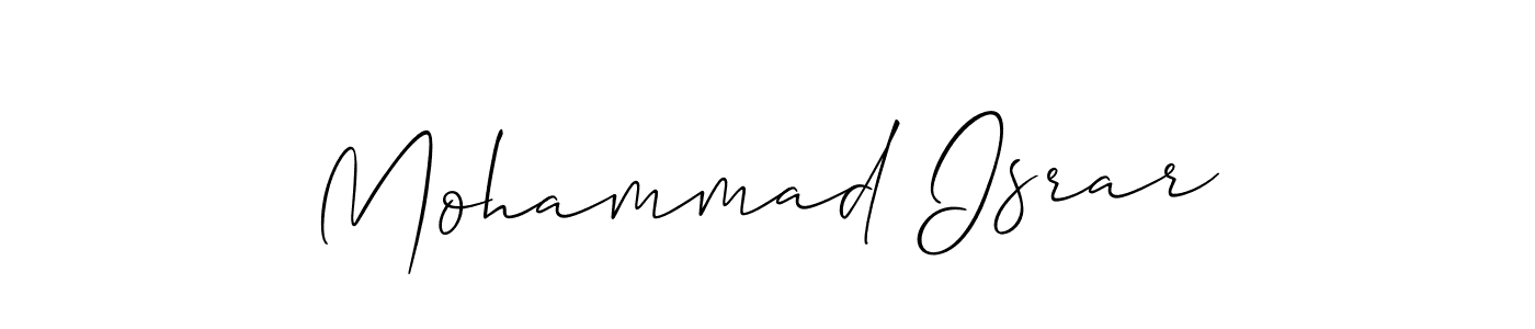 Best and Professional Signature Style for Mohammad Israr. Allison_Script Best Signature Style Collection. Mohammad Israr signature style 2 images and pictures png