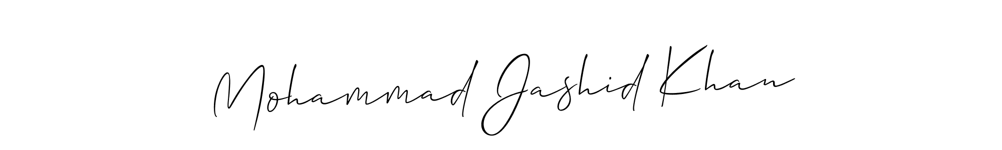Allison_Script is a professional signature style that is perfect for those who want to add a touch of class to their signature. It is also a great choice for those who want to make their signature more unique. Get Mohammad Jashid Khan name to fancy signature for free. Mohammad Jashid Khan signature style 2 images and pictures png