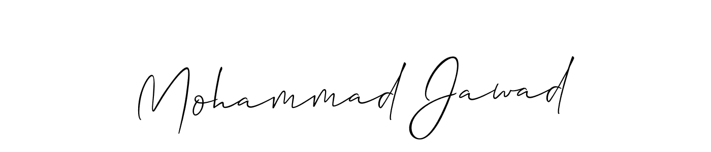This is the best signature style for the Mohammad Jawad name. Also you like these signature font (Allison_Script). Mix name signature. Mohammad Jawad signature style 2 images and pictures png