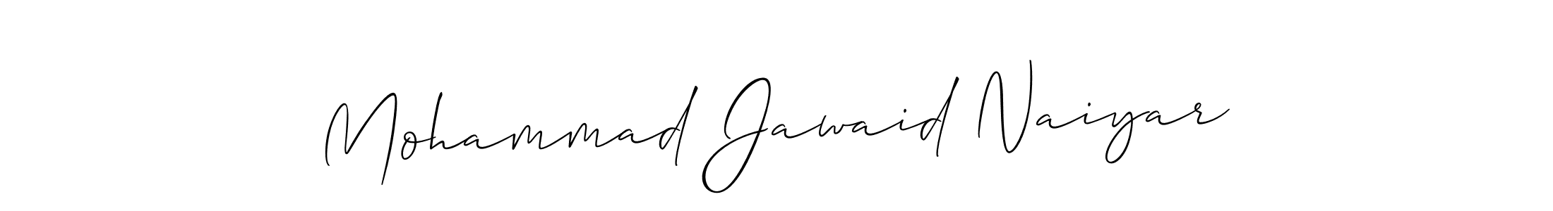 if you are searching for the best signature style for your name Mohammad Jawaid Naiyar. so please give up your signature search. here we have designed multiple signature styles  using Allison_Script. Mohammad Jawaid Naiyar signature style 2 images and pictures png