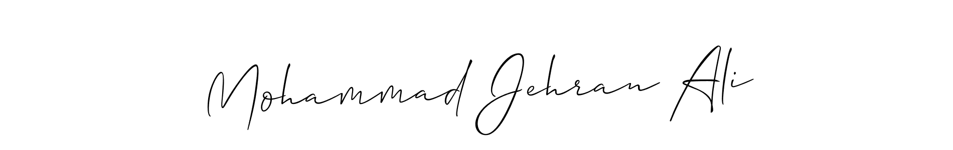 You should practise on your own different ways (Allison_Script) to write your name (Mohammad Jehran Ali) in signature. don't let someone else do it for you. Mohammad Jehran Ali signature style 2 images and pictures png