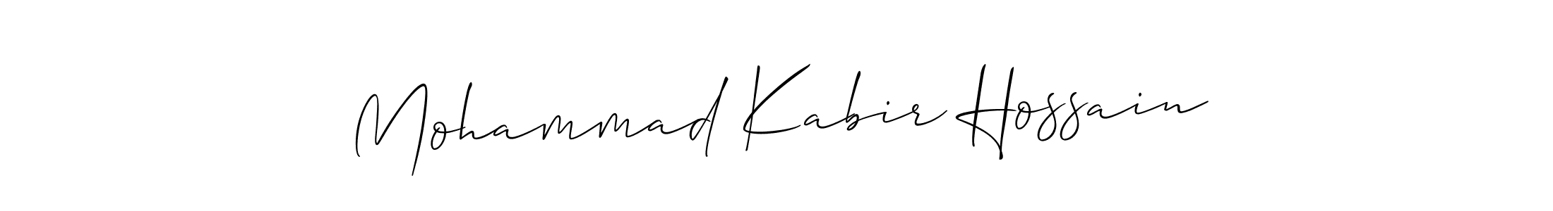 How to Draw Mohammad Kabir Hossain signature style? Allison_Script is a latest design signature styles for name Mohammad Kabir Hossain. Mohammad Kabir Hossain signature style 2 images and pictures png