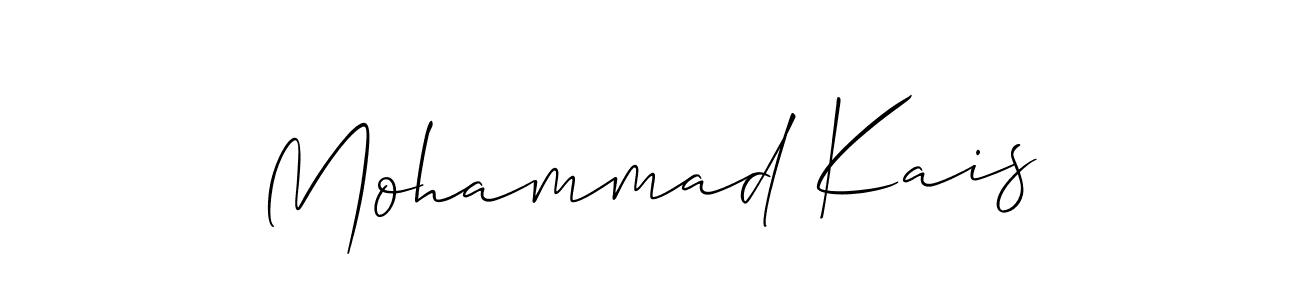 Use a signature maker to create a handwritten signature online. With this signature software, you can design (Allison_Script) your own signature for name Mohammad Kais. Mohammad Kais signature style 2 images and pictures png