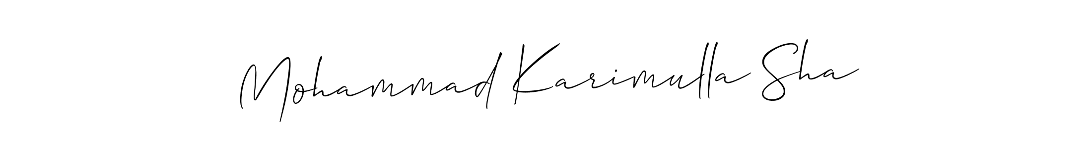 Best and Professional Signature Style for Mohammad Karimulla Sha. Allison_Script Best Signature Style Collection. Mohammad Karimulla Sha signature style 2 images and pictures png