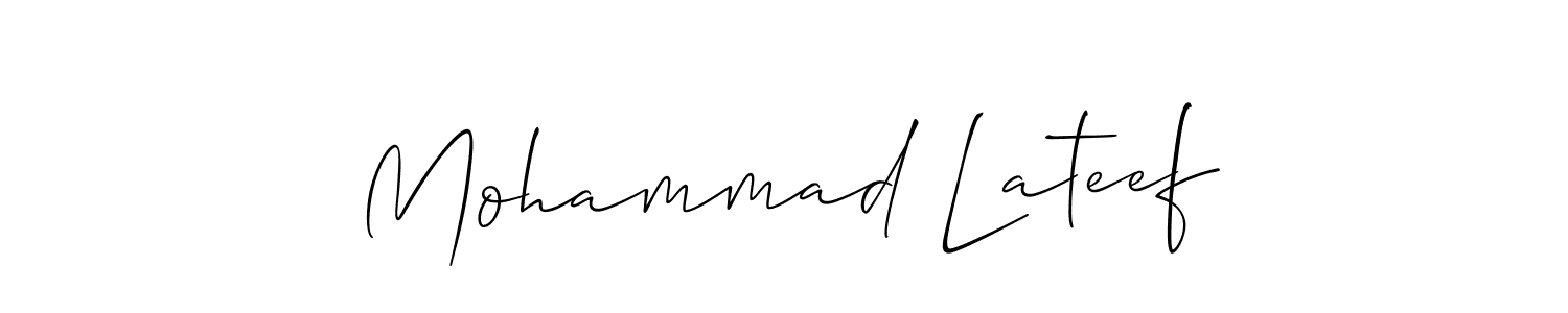 Once you've used our free online signature maker to create your best signature Allison_Script style, it's time to enjoy all of the benefits that Mohammad Lateef name signing documents. Mohammad Lateef signature style 2 images and pictures png