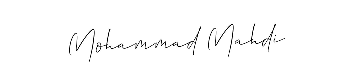 Once you've used our free online signature maker to create your best signature Allison_Script style, it's time to enjoy all of the benefits that Mohammad Mahdi name signing documents. Mohammad Mahdi signature style 2 images and pictures png