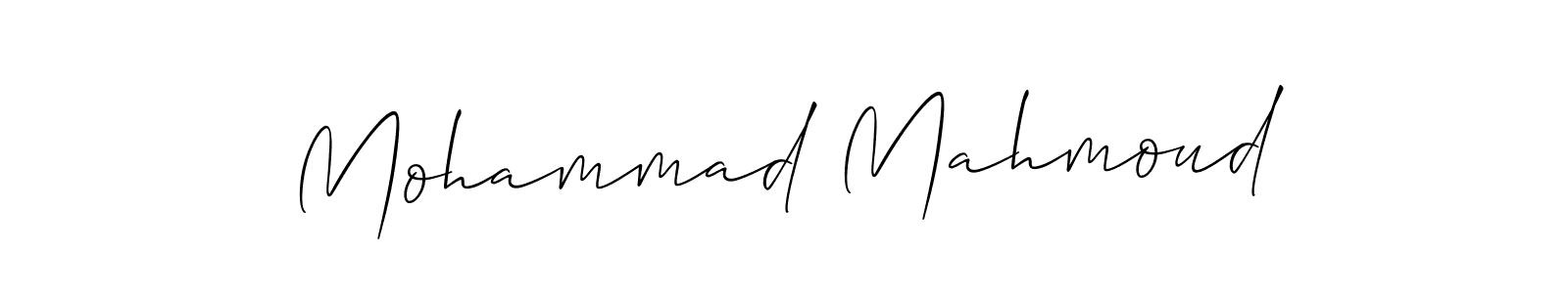 Create a beautiful signature design for name Mohammad Mahmoud. With this signature (Allison_Script) fonts, you can make a handwritten signature for free. Mohammad Mahmoud signature style 2 images and pictures png