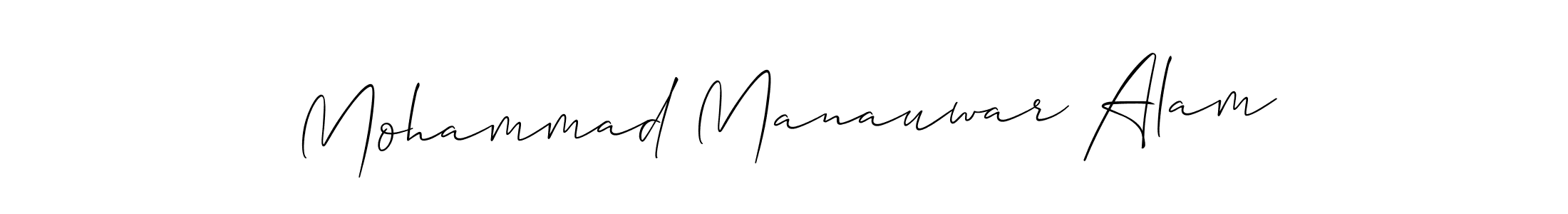 How to Draw Mohammad Manauwar Alam signature style? Allison_Script is a latest design signature styles for name Mohammad Manauwar Alam. Mohammad Manauwar Alam signature style 2 images and pictures png