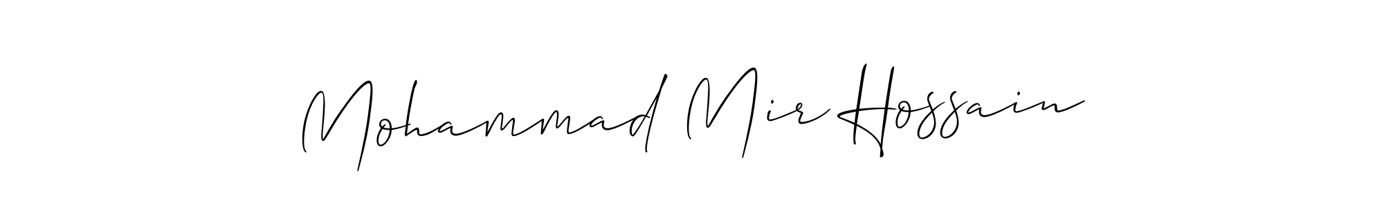 Make a beautiful signature design for name Mohammad Mir Hossain. With this signature (Allison_Script) style, you can create a handwritten signature for free. Mohammad Mir Hossain signature style 2 images and pictures png