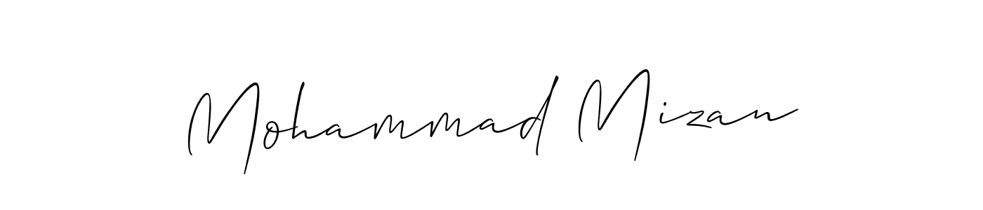 It looks lik you need a new signature style for name Mohammad Mizan. Design unique handwritten (Allison_Script) signature with our free signature maker in just a few clicks. Mohammad Mizan signature style 2 images and pictures png