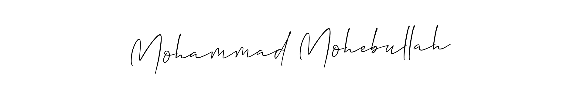 Once you've used our free online signature maker to create your best signature Allison_Script style, it's time to enjoy all of the benefits that Mohammad Mohebullah name signing documents. Mohammad Mohebullah signature style 2 images and pictures png