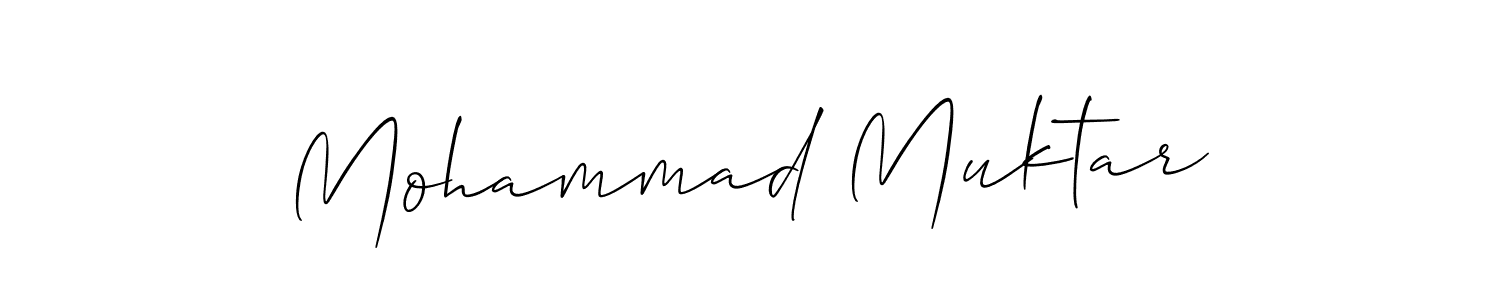 Also we have Mohammad Muktar name is the best signature style. Create professional handwritten signature collection using Allison_Script autograph style. Mohammad Muktar signature style 2 images and pictures png