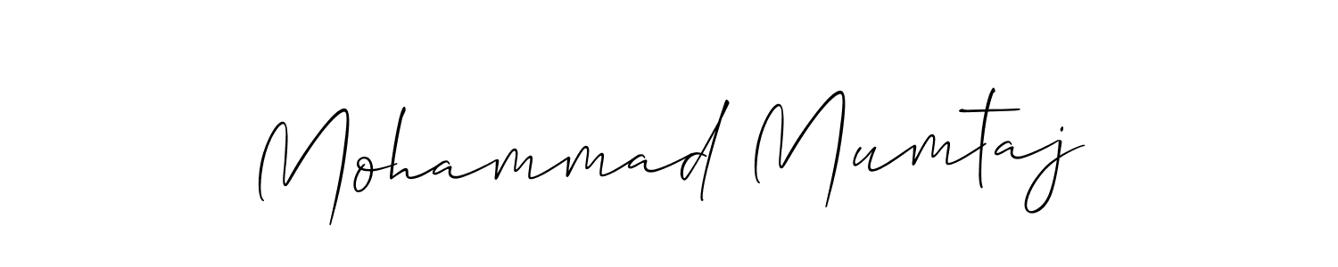 Mohammad Mumtaj stylish signature style. Best Handwritten Sign (Allison_Script) for my name. Handwritten Signature Collection Ideas for my name Mohammad Mumtaj. Mohammad Mumtaj signature style 2 images and pictures png