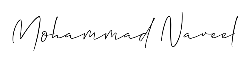 The Allison_Script font gives name Mohammad Naveel a signature that looks effortless yet distinguished. Download high-res PNG instantly. Mohammad Naveel signature style 2 images and pictures png