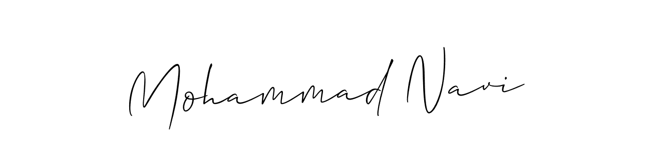 Make a beautiful signature design for name Mohammad Navi. With this signature (Allison_Script) style, you can create a handwritten signature for free. Mohammad Navi signature style 2 images and pictures png