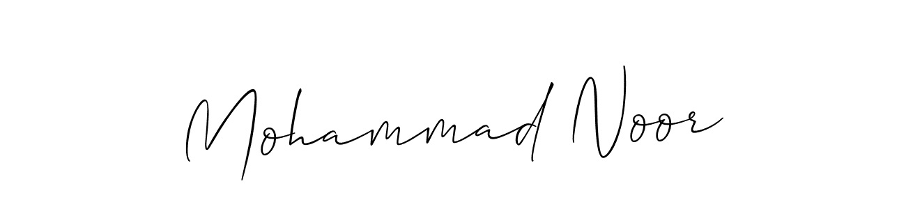 Mohammad Noor stylish signature style. Best Handwritten Sign (Allison_Script) for my name. Handwritten Signature Collection Ideas for my name Mohammad Noor. Mohammad Noor signature style 2 images and pictures png