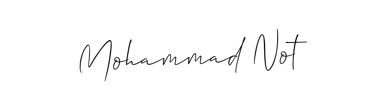 Once you've used our free online signature maker to create your best signature Allison_Script style, it's time to enjoy all of the benefits that Mohammad Not name signing documents. Mohammad Not signature style 2 images and pictures png