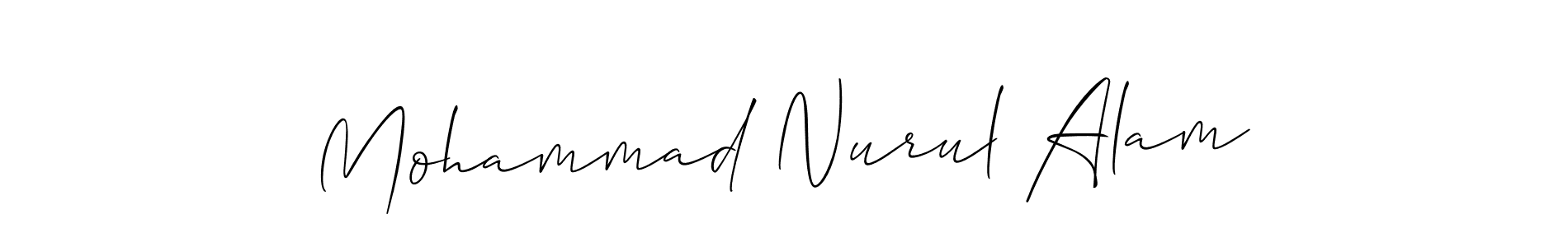 Similarly Allison_Script is the best handwritten signature design. Signature creator online .You can use it as an online autograph creator for name Mohammad Nurul Alam. Mohammad Nurul Alam signature style 2 images and pictures png