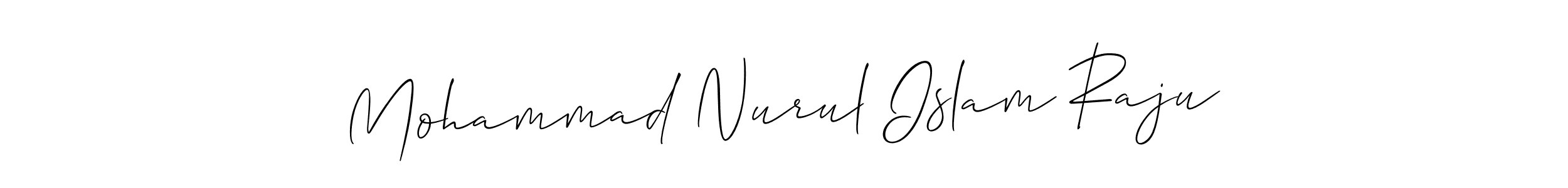 Create a beautiful signature design for name Mohammad Nurul Islam Raju. With this signature (Allison_Script) fonts, you can make a handwritten signature for free. Mohammad Nurul Islam Raju signature style 2 images and pictures png