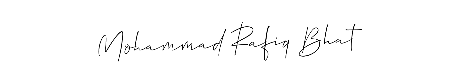 Also we have Mohammad Rafiq Bhat name is the best signature style. Create professional handwritten signature collection using Allison_Script autograph style. Mohammad Rafiq Bhat signature style 2 images and pictures png