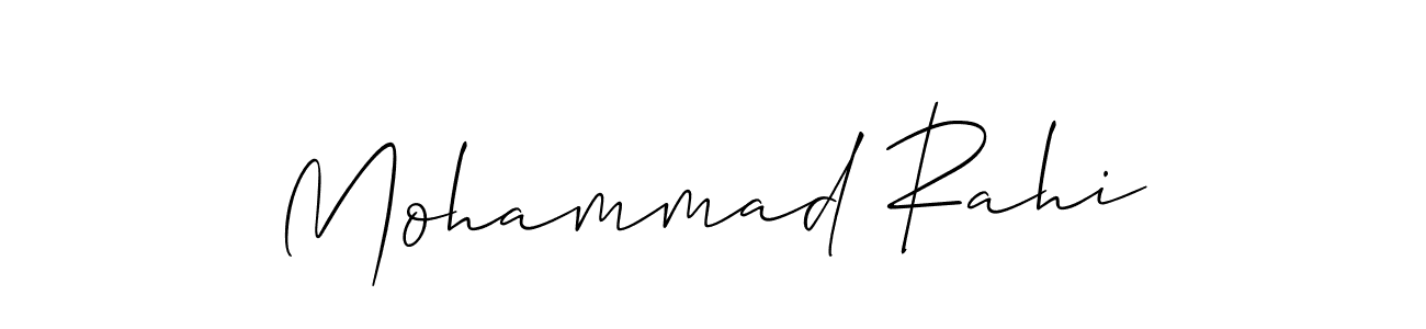 How to Draw Mohammad Rahi signature style? Allison_Script is a latest design signature styles for name Mohammad Rahi. Mohammad Rahi signature style 2 images and pictures png