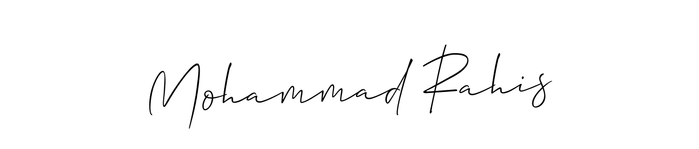 Once you've used our free online signature maker to create your best signature Allison_Script style, it's time to enjoy all of the benefits that Mohammad Rahis name signing documents. Mohammad Rahis signature style 2 images and pictures png