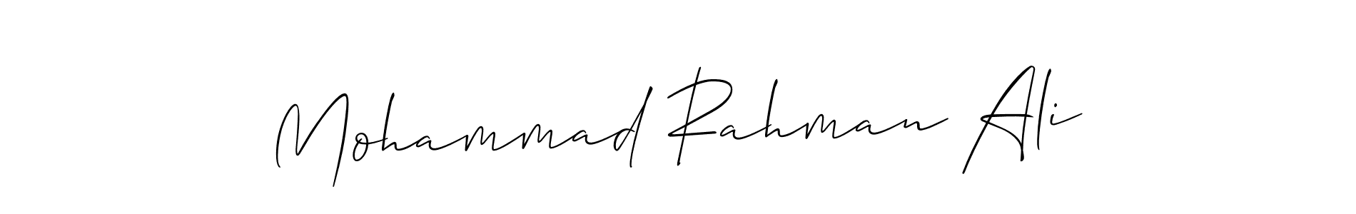 Similarly Allison_Script is the best handwritten signature design. Signature creator online .You can use it as an online autograph creator for name Mohammad Rahman Ali. Mohammad Rahman Ali signature style 2 images and pictures png