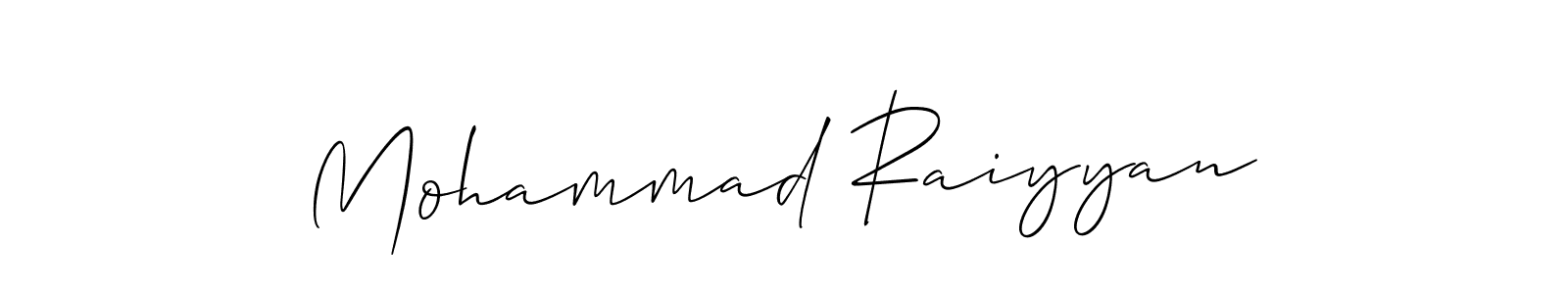 Make a beautiful signature design for name Mohammad Raiyyan. Use this online signature maker to create a handwritten signature for free. Mohammad Raiyyan signature style 2 images and pictures png