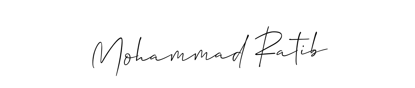 Once you've used our free online signature maker to create your best signature Allison_Script style, it's time to enjoy all of the benefits that Mohammad Ratib name signing documents. Mohammad Ratib signature style 2 images and pictures png