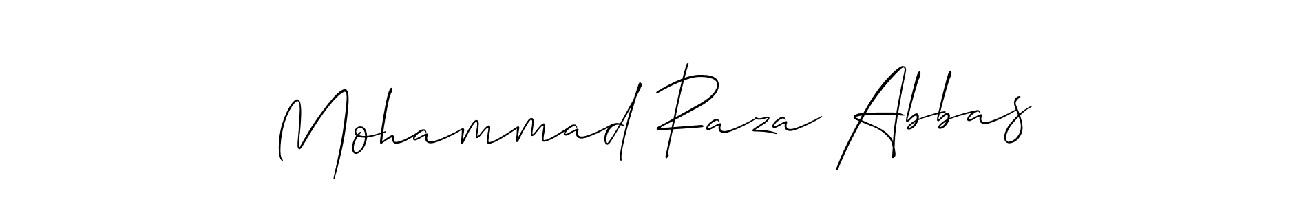 Also You can easily find your signature by using the search form. We will create Mohammad Raza Abbas name handwritten signature images for you free of cost using Allison_Script sign style. Mohammad Raza Abbas signature style 2 images and pictures png