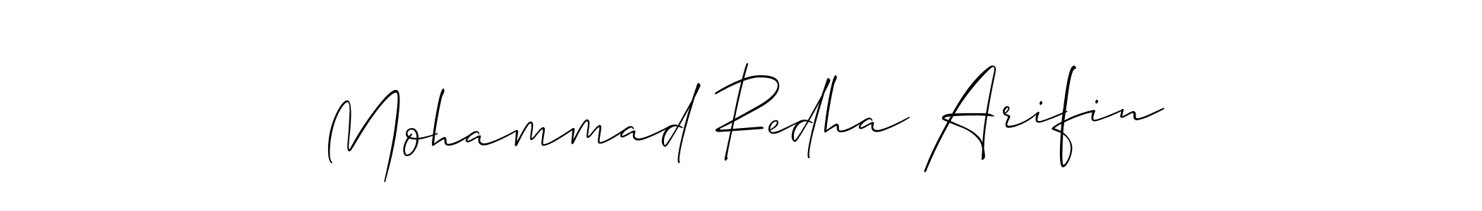 Best and Professional Signature Style for Mohammad Redha Arifin. Allison_Script Best Signature Style Collection. Mohammad Redha Arifin signature style 2 images and pictures png