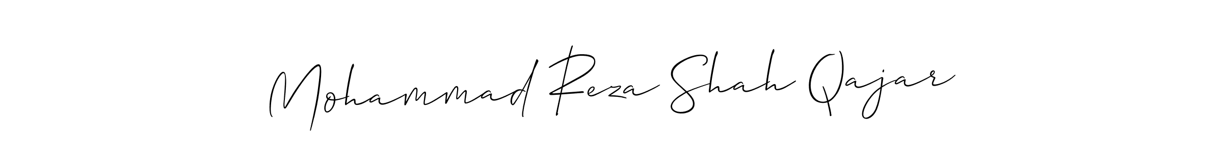 How to make Mohammad Reza Shah Qajar signature? Allison_Script is a professional autograph style. Create handwritten signature for Mohammad Reza Shah Qajar name. Mohammad Reza Shah Qajar signature style 2 images and pictures png