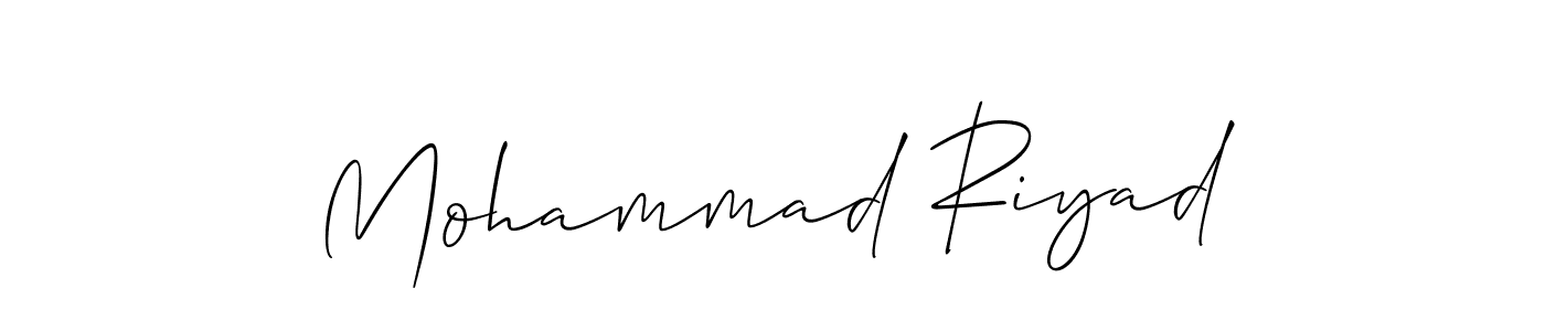 Similarly Allison_Script is the best handwritten signature design. Signature creator online .You can use it as an online autograph creator for name Mohammad Riyad. Mohammad Riyad signature style 2 images and pictures png