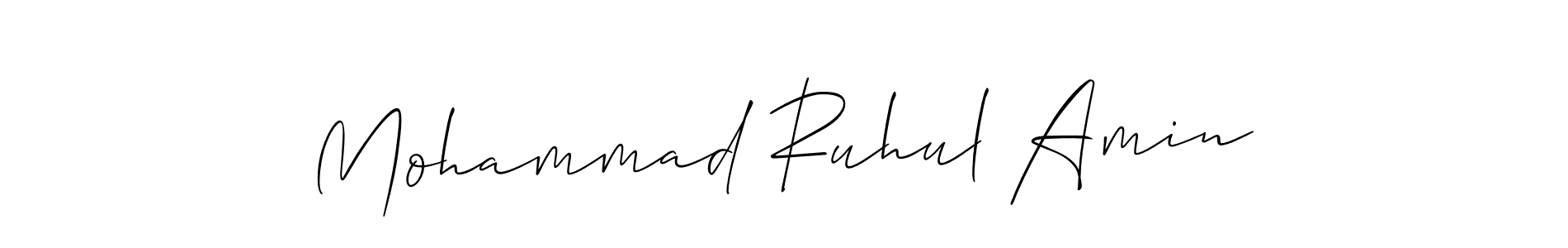 Also You can easily find your signature by using the search form. We will create Mohammad Ruhul Amin name handwritten signature images for you free of cost using Allison_Script sign style. Mohammad Ruhul Amin signature style 2 images and pictures png