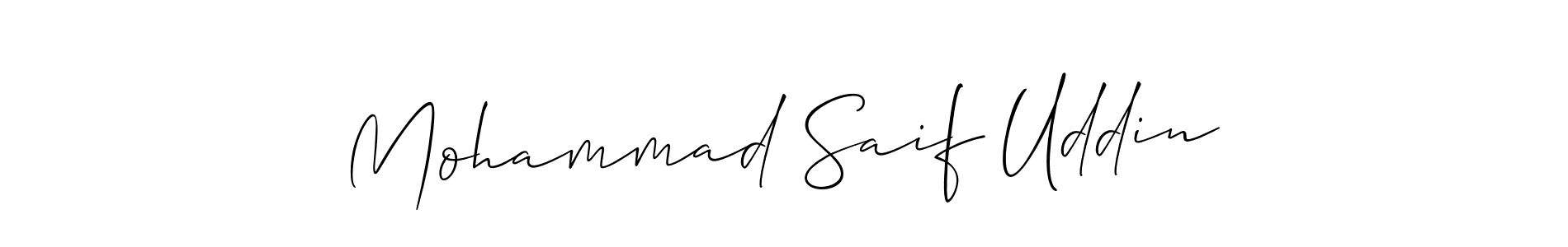 Once you've used our free online signature maker to create your best signature Allison_Script style, it's time to enjoy all of the benefits that Mohammad Saif Uddin name signing documents. Mohammad Saif Uddin signature style 2 images and pictures png