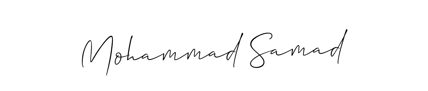 Create a beautiful signature design for name Mohammad Samad. With this signature (Allison_Script) fonts, you can make a handwritten signature for free. Mohammad Samad signature style 2 images and pictures png