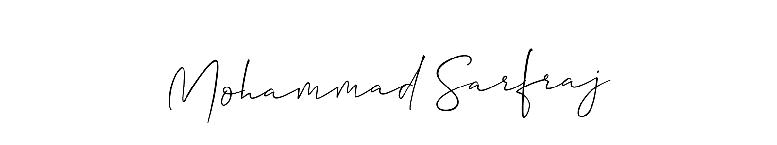 You should practise on your own different ways (Allison_Script) to write your name (Mohammad Sarfraj) in signature. don't let someone else do it for you. Mohammad Sarfraj signature style 2 images and pictures png