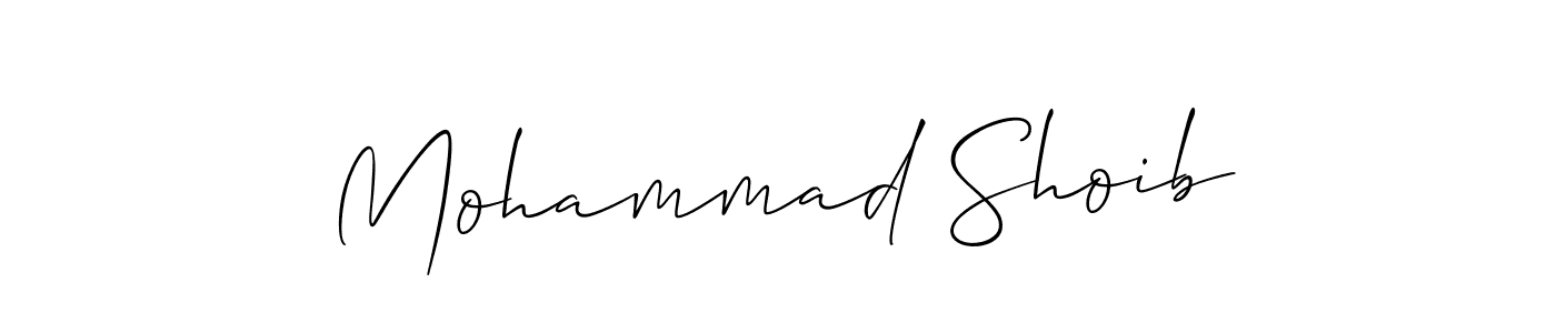 It looks lik you need a new signature style for name Mohammad Shoib. Design unique handwritten (Allison_Script) signature with our free signature maker in just a few clicks. Mohammad Shoib signature style 2 images and pictures png