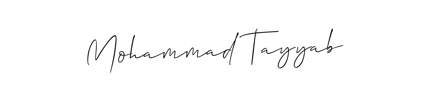 if you are searching for the best signature style for your name Mohammad Tayyab. so please give up your signature search. here we have designed multiple signature styles  using Allison_Script. Mohammad Tayyab signature style 2 images and pictures png