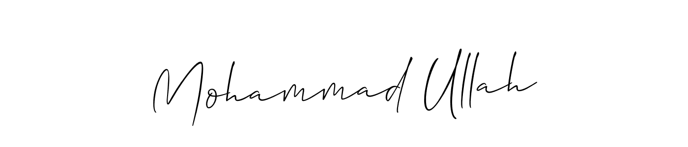 Best and Professional Signature Style for Mohammad Ullah. Allison_Script Best Signature Style Collection. Mohammad Ullah signature style 2 images and pictures png