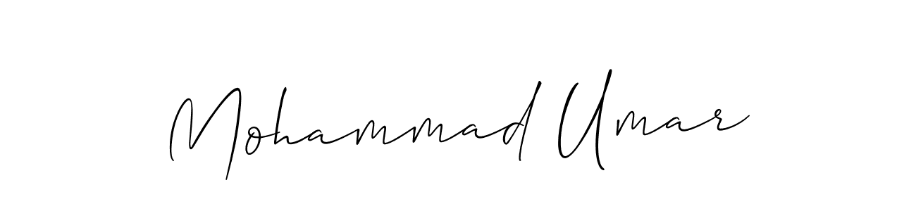 Make a short Mohammad Umar signature style. Manage your documents anywhere anytime using Allison_Script. Create and add eSignatures, submit forms, share and send files easily. Mohammad Umar signature style 2 images and pictures png