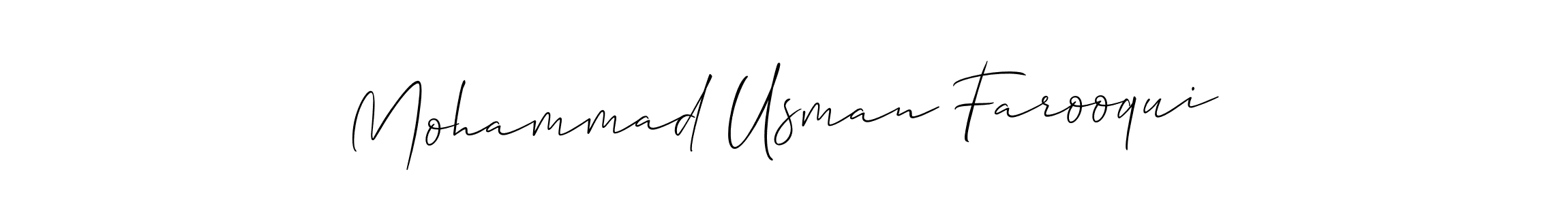 Here are the top 10 professional signature styles for the name Mohammad Usman Farooqui. These are the best autograph styles you can use for your name. Mohammad Usman Farooqui signature style 2 images and pictures png