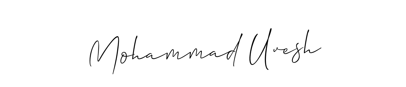 Here are the top 10 professional signature styles for the name Mohammad Uvesh. These are the best autograph styles you can use for your name. Mohammad Uvesh signature style 2 images and pictures png