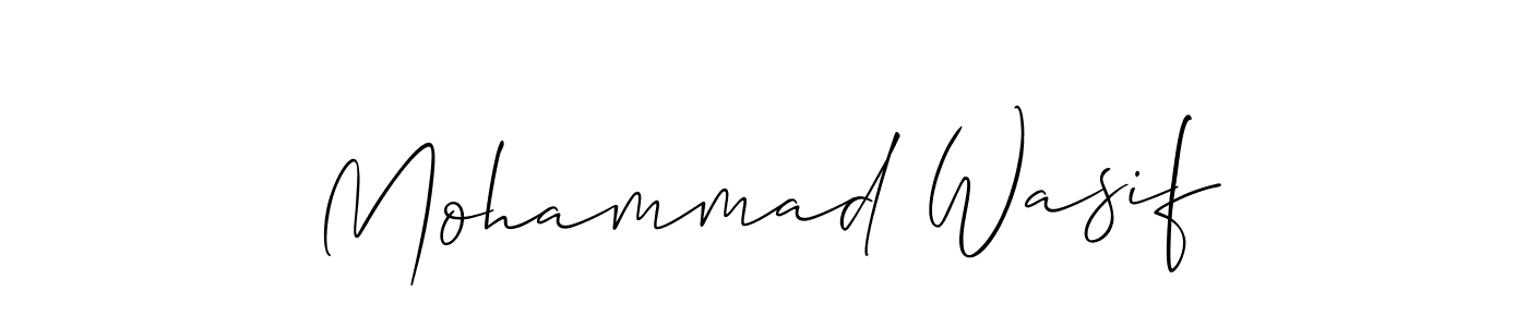 Here are the top 10 professional signature styles for the name Mohammad Wasif. These are the best autograph styles you can use for your name. Mohammad Wasif signature style 2 images and pictures png