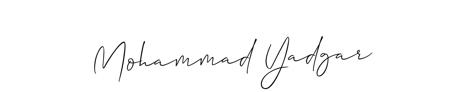 Also we have Mohammad Yadgar name is the best signature style. Create professional handwritten signature collection using Allison_Script autograph style. Mohammad Yadgar signature style 2 images and pictures png