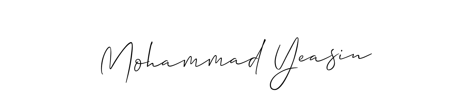 Make a short Mohammad Yeasin signature style. Manage your documents anywhere anytime using Allison_Script. Create and add eSignatures, submit forms, share and send files easily. Mohammad Yeasin signature style 2 images and pictures png