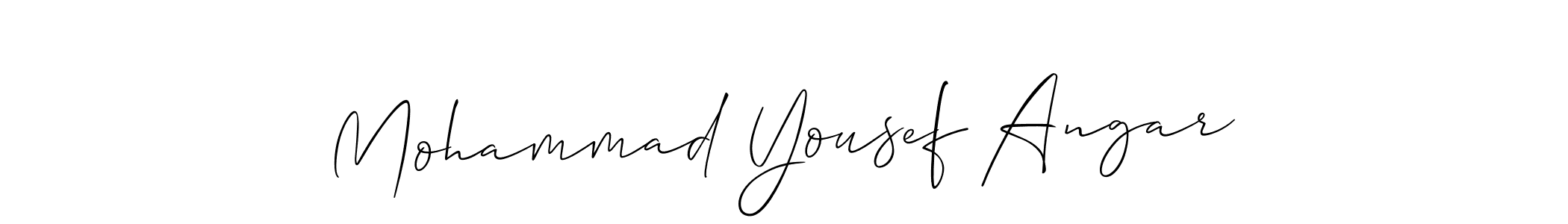 Once you've used our free online signature maker to create your best signature Allison_Script style, it's time to enjoy all of the benefits that Mohammad Yousef Angar name signing documents. Mohammad Yousef Angar signature style 2 images and pictures png